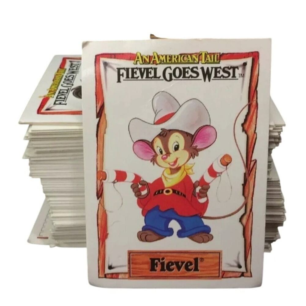 1991 An American Tail Fievel Goes West Complete 150 Card Base Set Vintage Impel